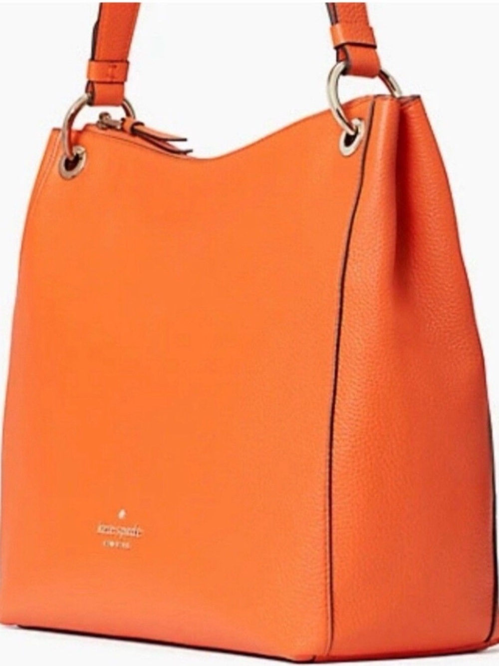 NWT (Retired) Kate Spade Kat Coral Buds Shoulder Bag - Picture 9 of 10